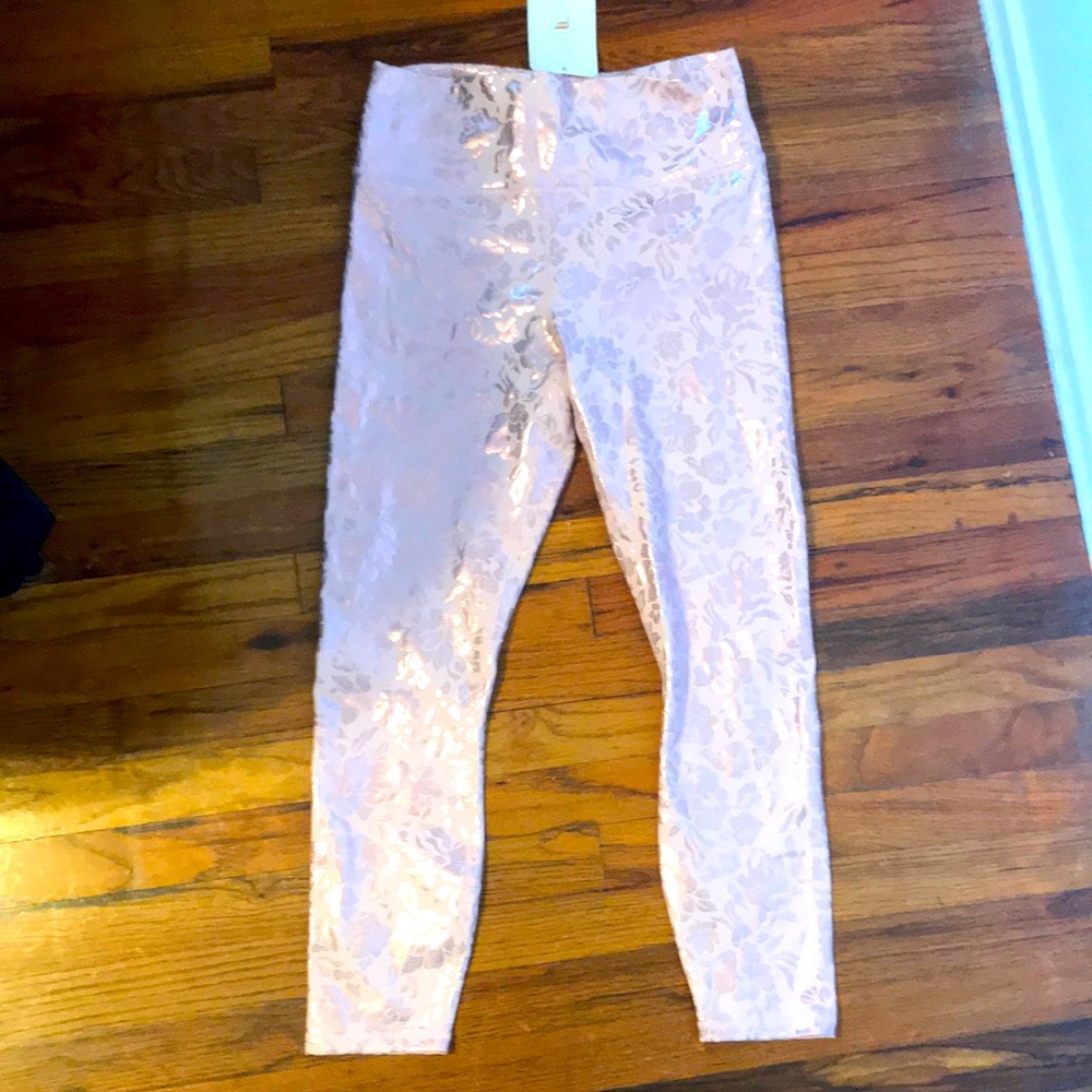 Fabletics High waisted printed Pureluxe 7/8 M 6-8